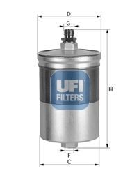 UFI 31.563.00 Fuel filter 002-477-17-01