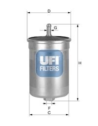 UFI 31.570.00 Fuel filter Filter Insert
