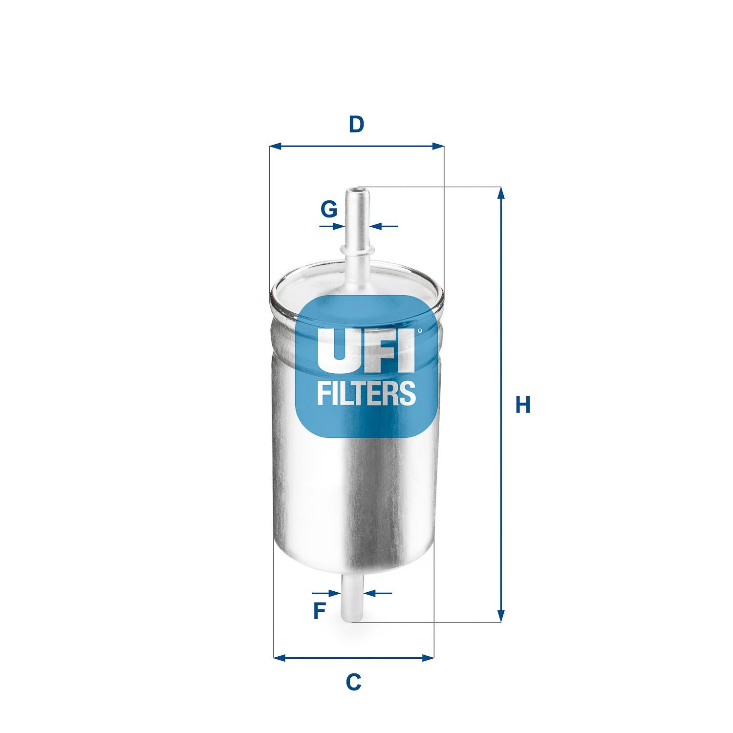 UFI Filter Insert, 7,9mm, 7,9mm Height: 156mm Inline fuel filter 31.722.00 buy