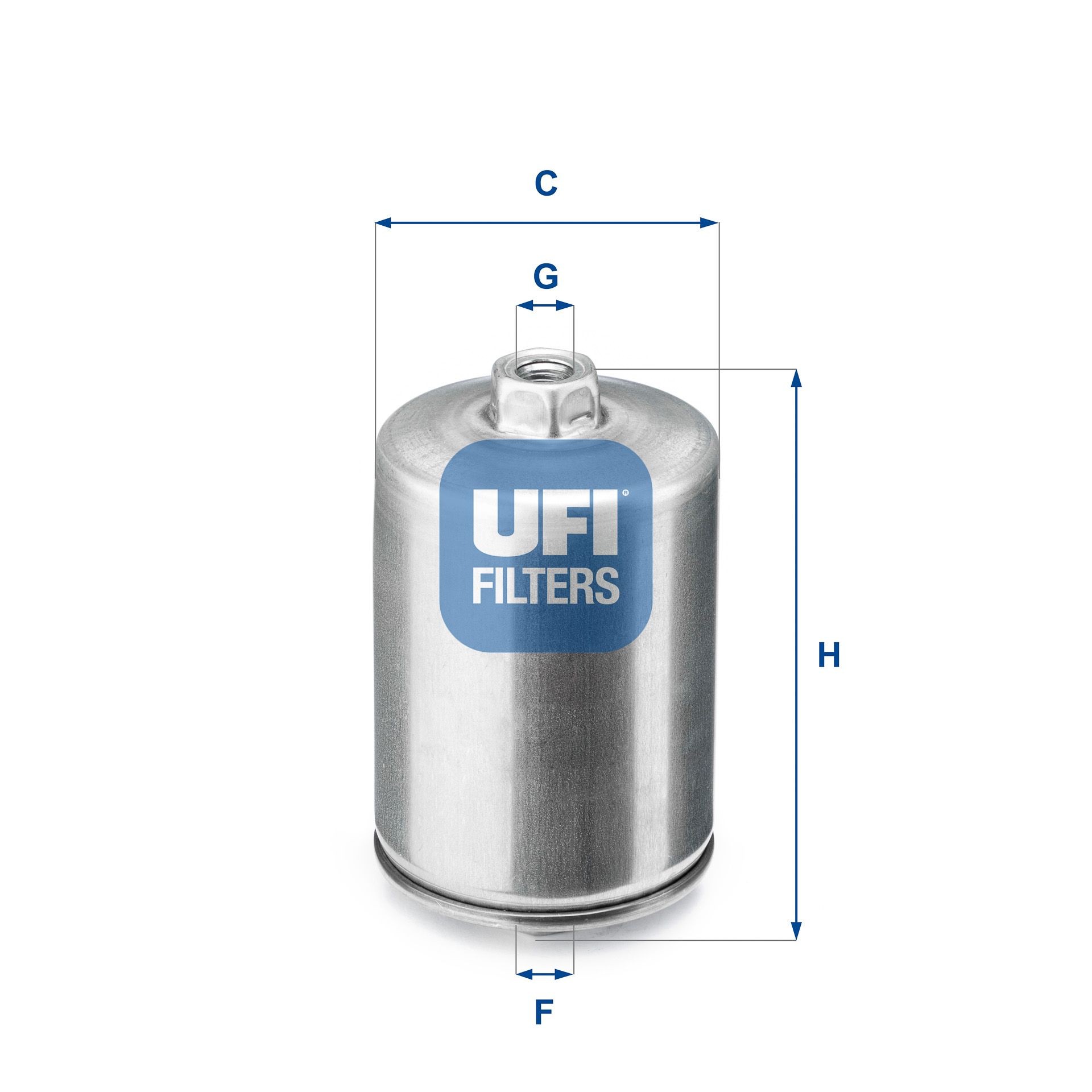 Fuel filter UFI 31.748.00 - Audi V8 Filters spare parts order