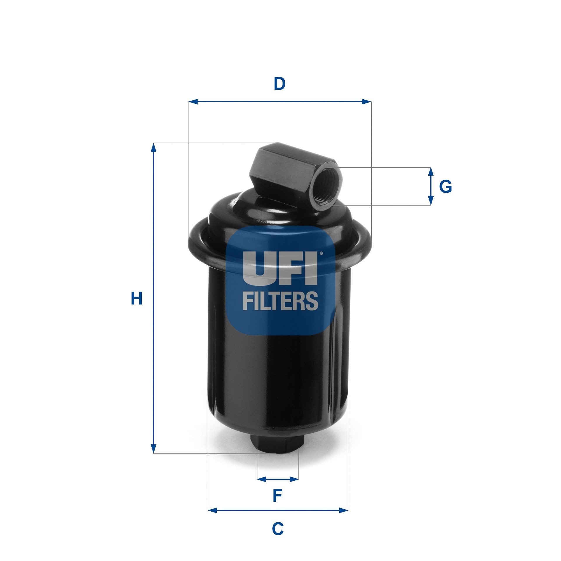 UFI Filter Insert Height: 122mm Inline fuel filter 31.749.00 buy