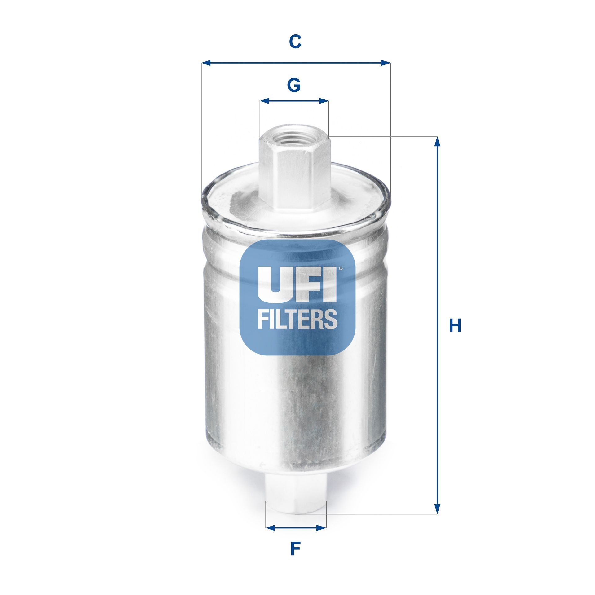 Original UFI Fuel filters 31.750.00 for LAND ROVER RANGE ROVER EVOQUE
