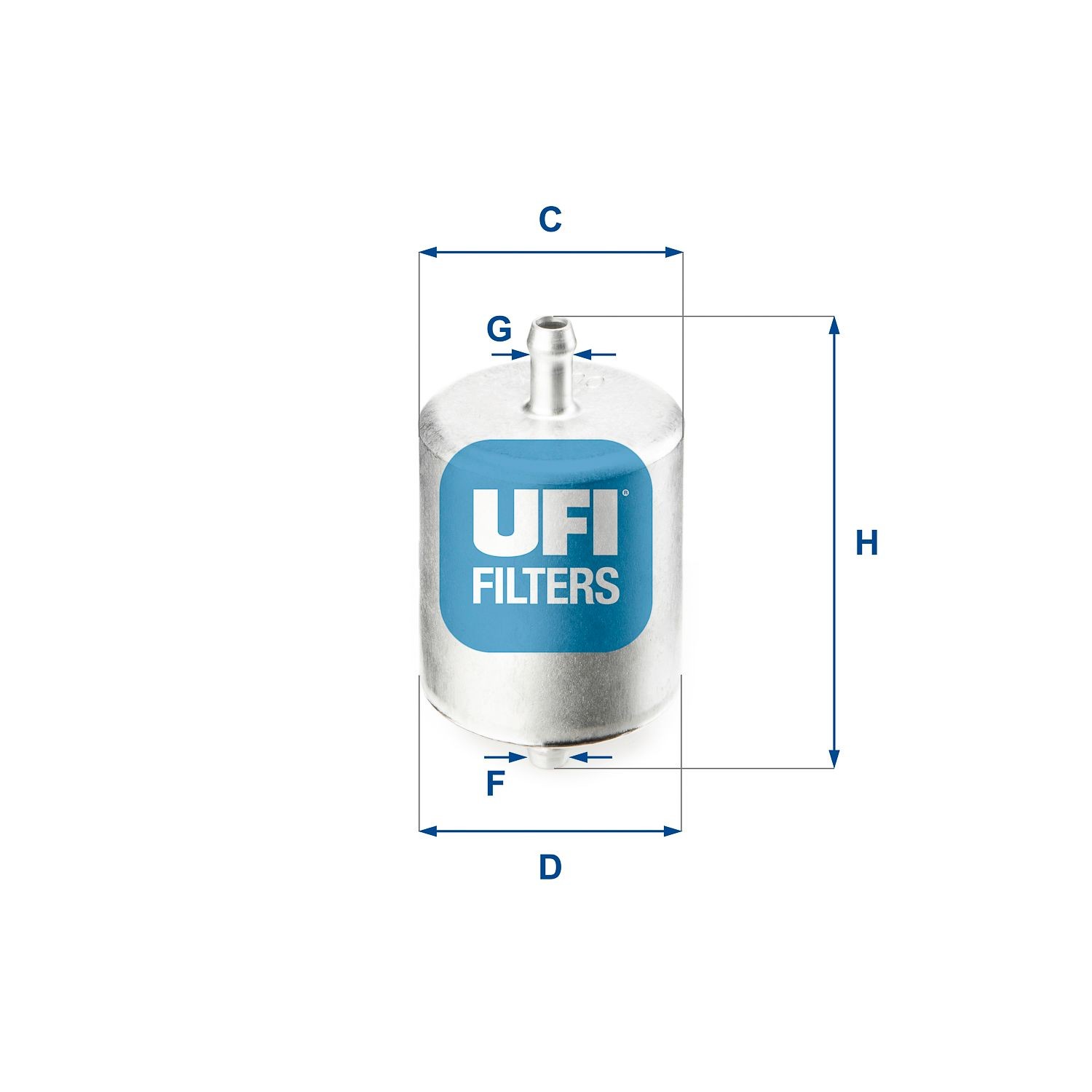 Filtro combustible UFI 31.760.00 C1 Moto Ciclomotor Maxiscooter