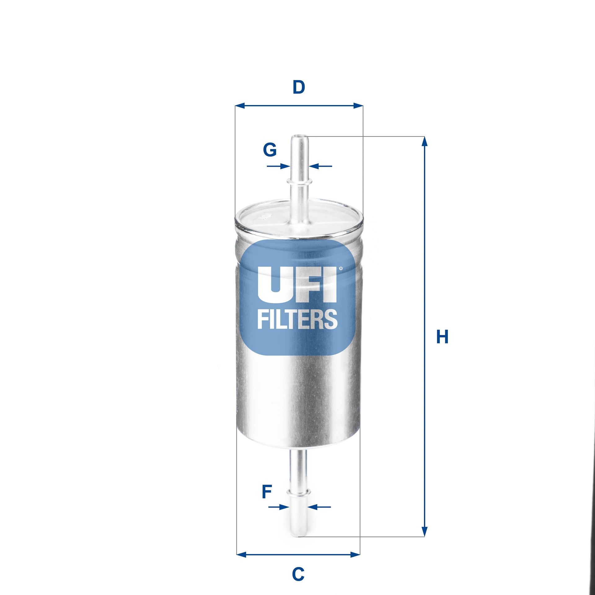 UFI Filter Insert, 7,9mm, 7,9mm Height: 183mm Inline fuel filter 31.842.00 buy