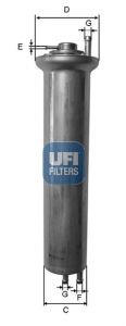 Great value for money - UFI Fuel filter 31.924.00