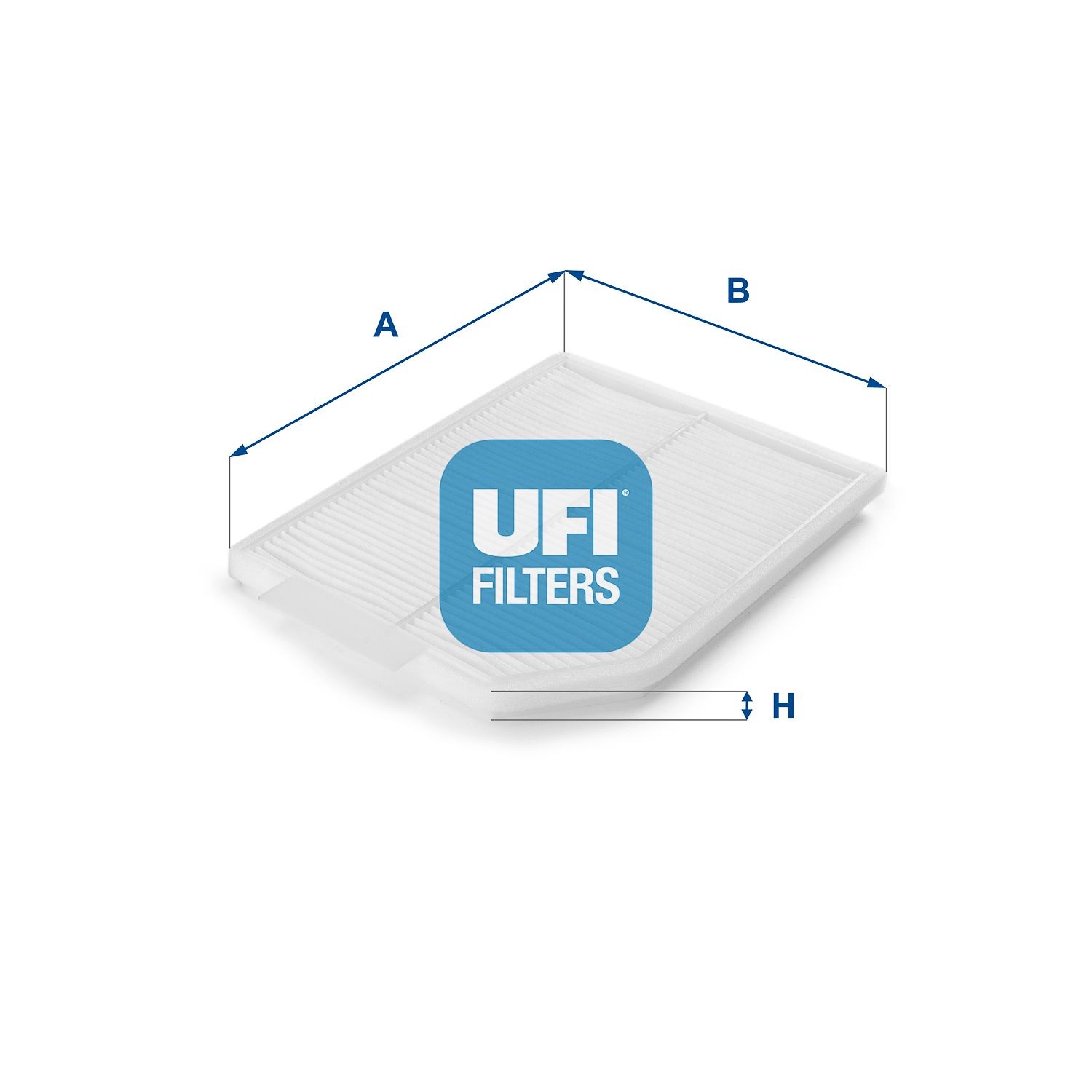 UFI Particulate Filter, 240 mm x 190 mm x 18,5 mm Width: 190mm, Height: 18,5mm, Length: 240mm Cabin filter 53.018.00 buy
