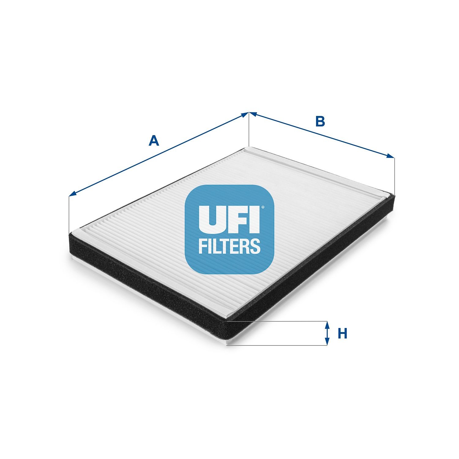 UFI 53.064.00 Pollen filter Particulate Filter, 360 mm x 250 mm x 35 mm