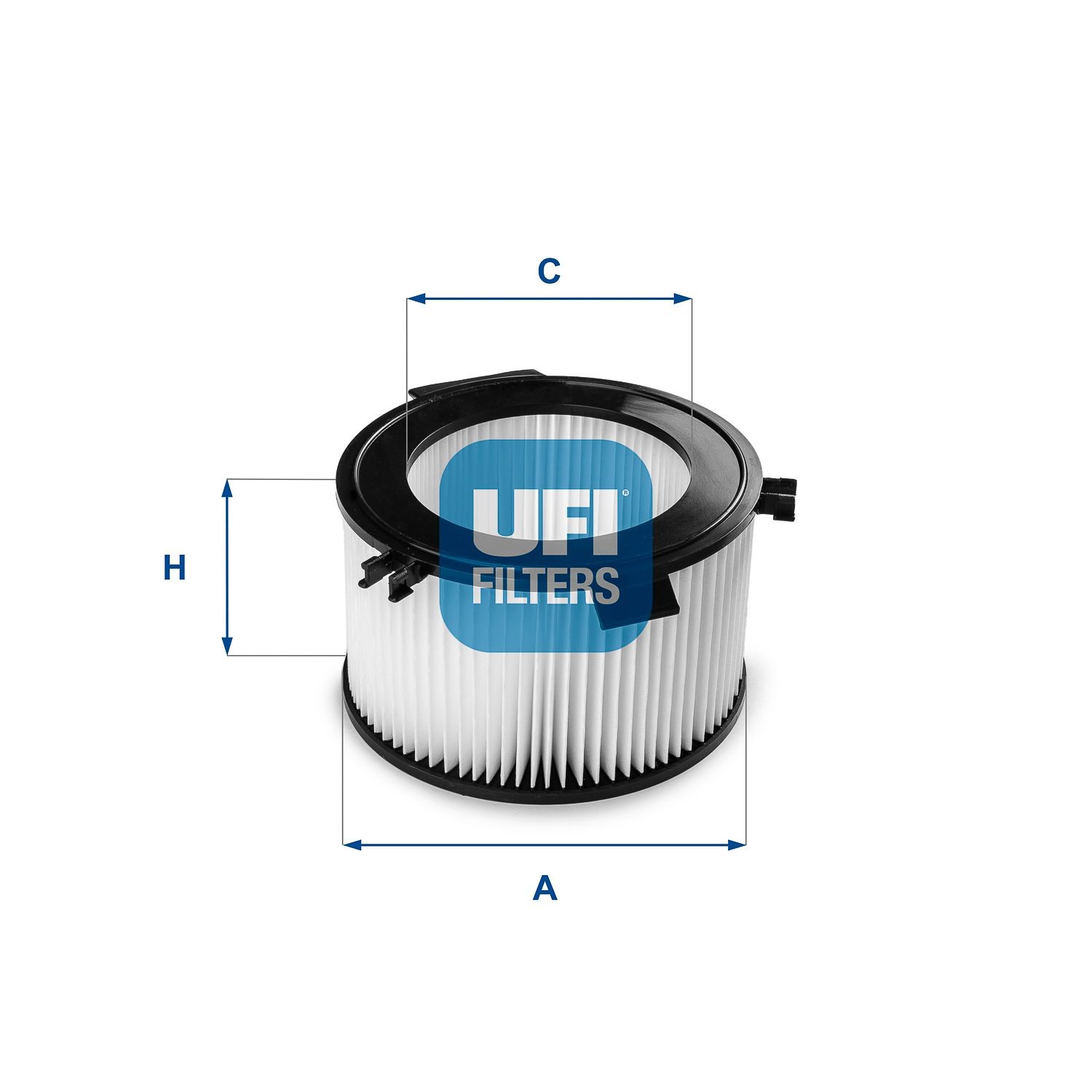 UFI Particulate Filter, 168 mm x 102 mm Height: 102mm, Length: 168mm Cabin filter 53.067.00 buy