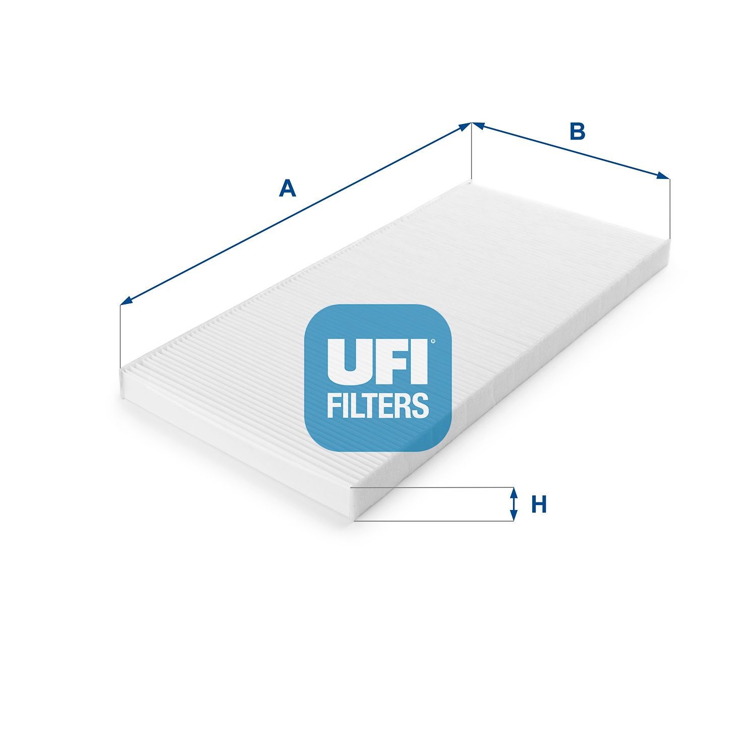 UFI 53.078.00 Pollen filter Particulate Filter, 449 mm x 205,5 mm x 26 mm