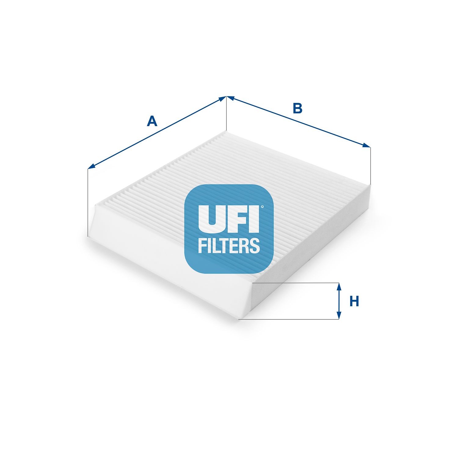 UFI 53.087.00 Pollen filter Particulate Filter, 230 mm x 193 mm x 30 mm