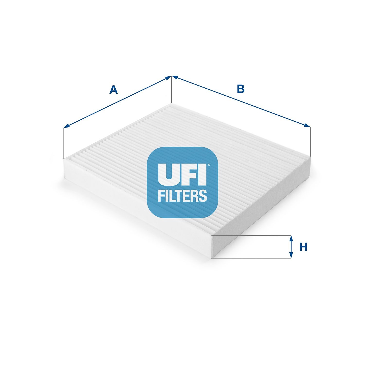 UFI 53.093.00 Pollen filter Particulate Filter, 197 mm x 215 mm x 25 mm