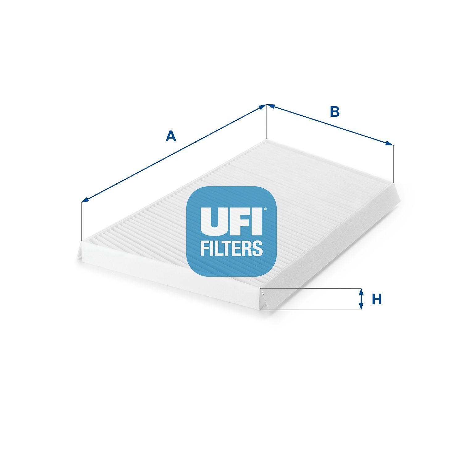 UFI 53.094.00 Pollen filter Particulate Filter, 332 mm x 187 mm x 26 mm