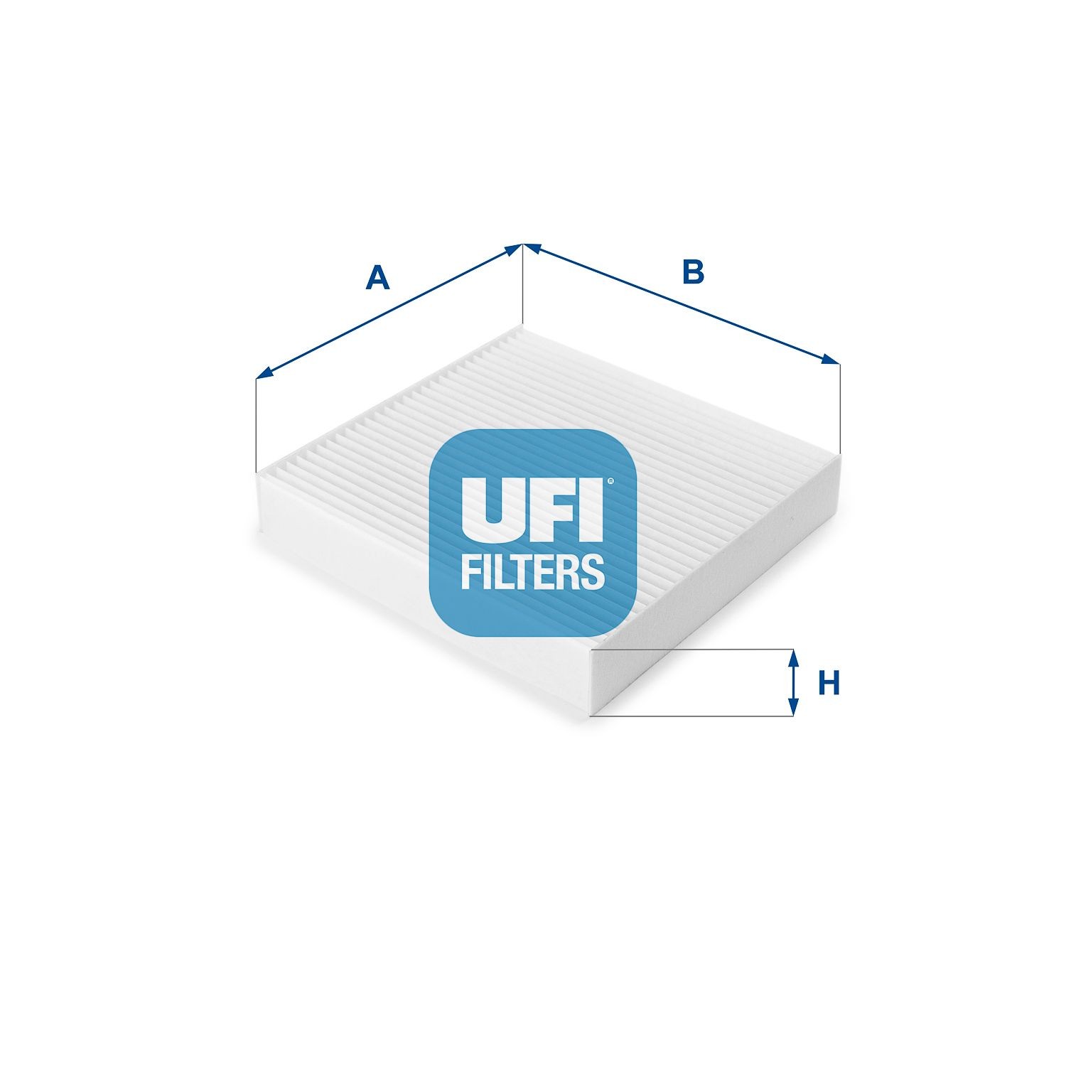 UFI Particulate Filter, 177 mm x 183 mm x 30 mm Width: 183mm, Height: 30mm, Length: 177mm Cabin filter 53.109.00 buy