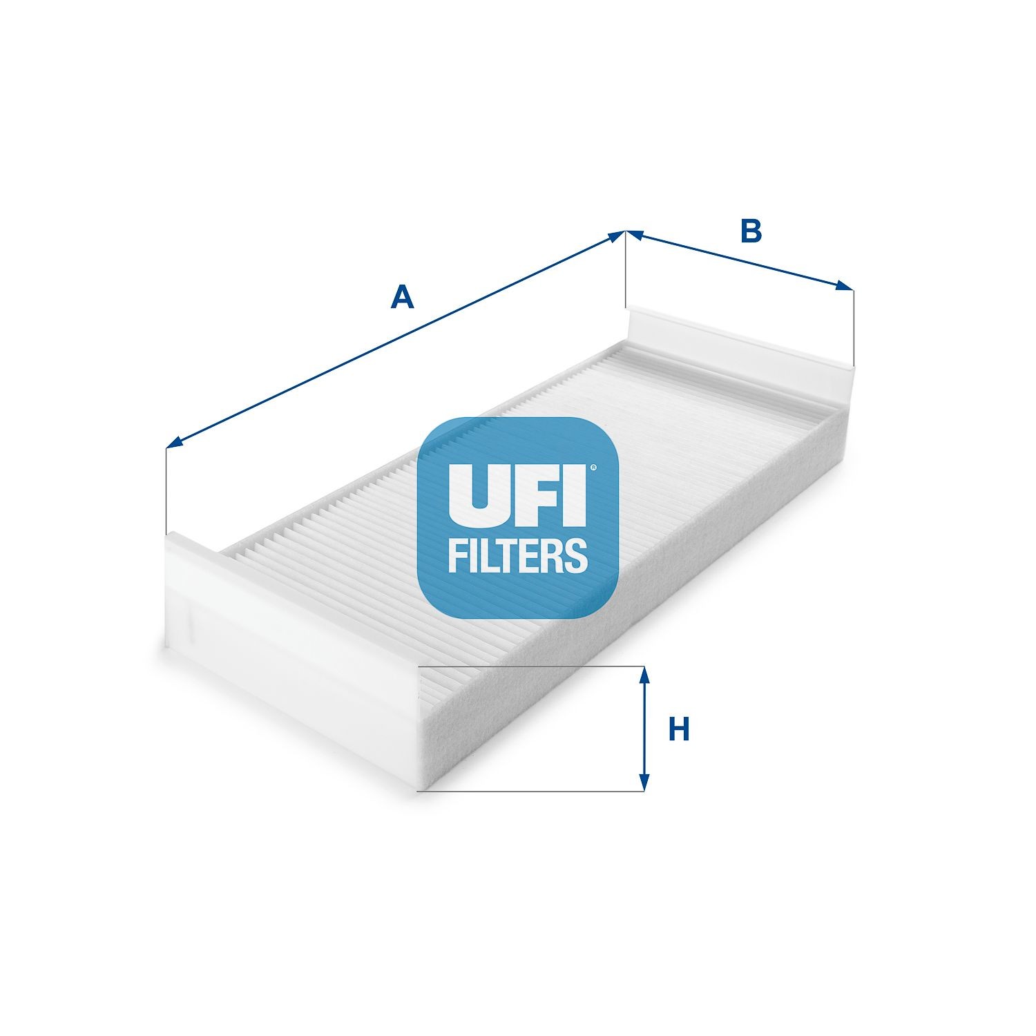 UFI Particulate Filter, 462 mm x 179 mm x 70 mm Width: 179mm, Height: 70mm, Length: 462mm Cabin filter 53.165.00 buy