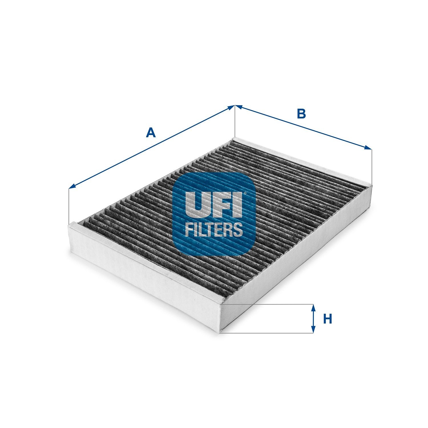UFI Activated Carbon Filter, 300 mm x 204,5 mm x 30 mm Width: 204,5mm, Height: 30mm, Length: 300mm Cabin filter 54.101.00 buy