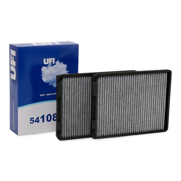 UFI 54.108.00 Pollen filter Activated Carbon Filter, 255 mm x 189 mm x 30 mm