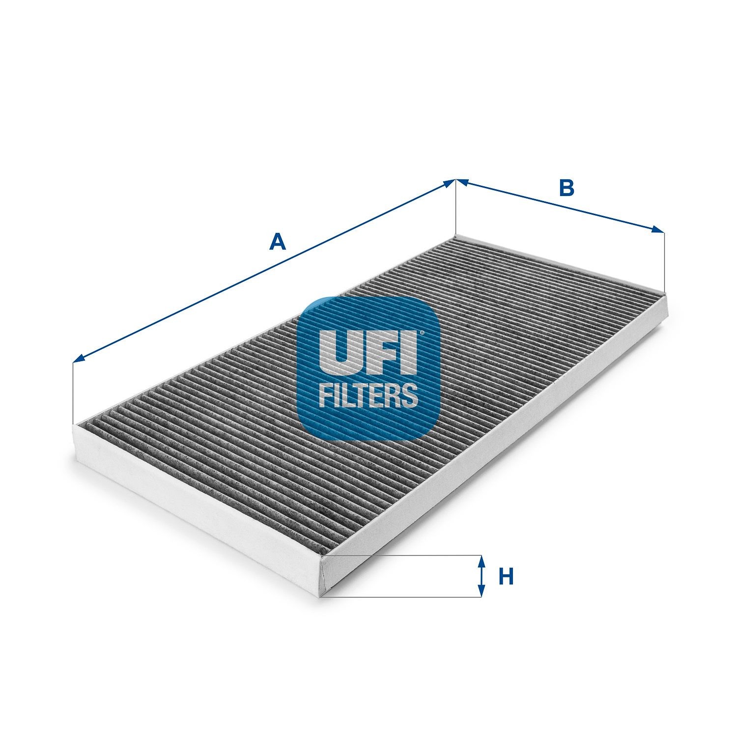54.128.00 UFI Pollen filter LAND ROVER Activated Carbon Filter, 537 mm x 254 mm x 30 mm
