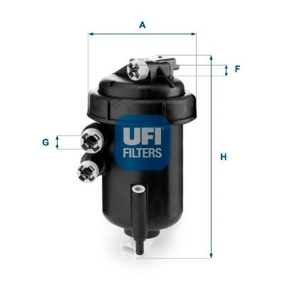 OE originální Palivový filtr UFI 55.127.00