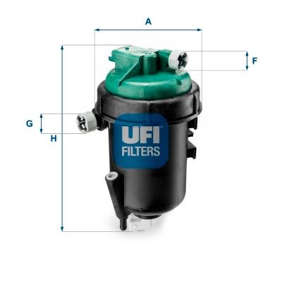 OE originali Filtro carburante UFI 55.145.00
