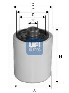 UFI Hydraulic Filter, steering system 80.027.00 buy