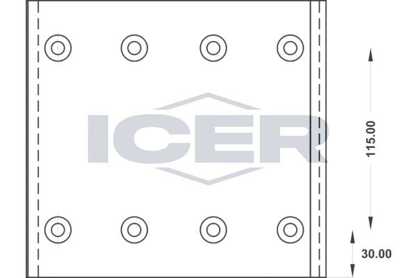 ICER 21 9935 00 Bremsbelagsatz, Trommelbremse für RENAULT TRUCKS Kerax LKW in Original Qualität