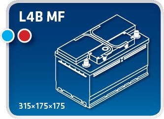 FAST FT75204 Batterie 12V 52Ah 470A B13 FT75204