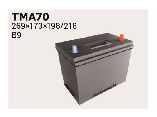 57029 IPSA 12V 70Ah 700A B9 Lead-acid battery Cold-test Current, EN: 700A, Voltage: 12V Starter battery TMA70 buy