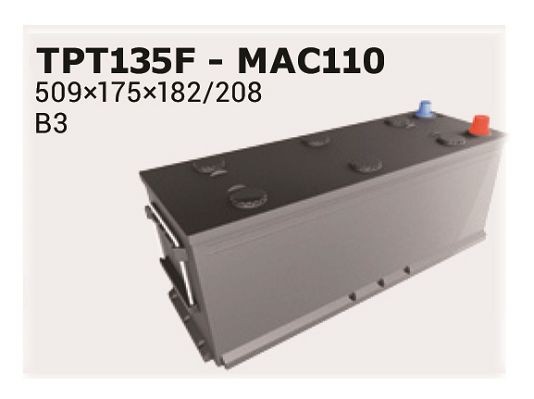 63544 IPSA 12V 135Ah 850A B3 Bleiakkumulator Batterie TPT135F kaufen
