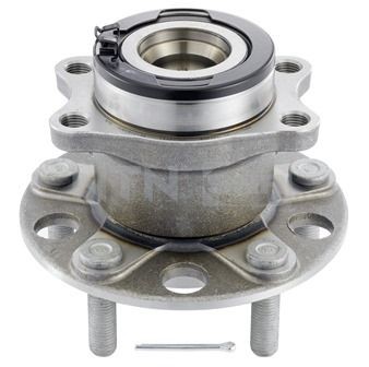 SNR R186.10 Wheel bearing kit with rubber mount, with integrated magnetic sensor ring