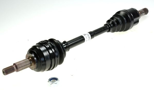 LÖBRO 645mm, with nut Length: 645mm, External Toothing wheel side: 25 Driveshaft 305581 buy