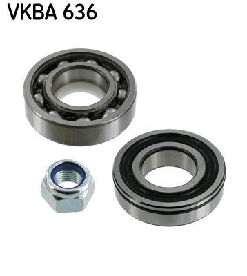 VKBA 636 SKF Wheel hub assembly RENAULT 62 mm