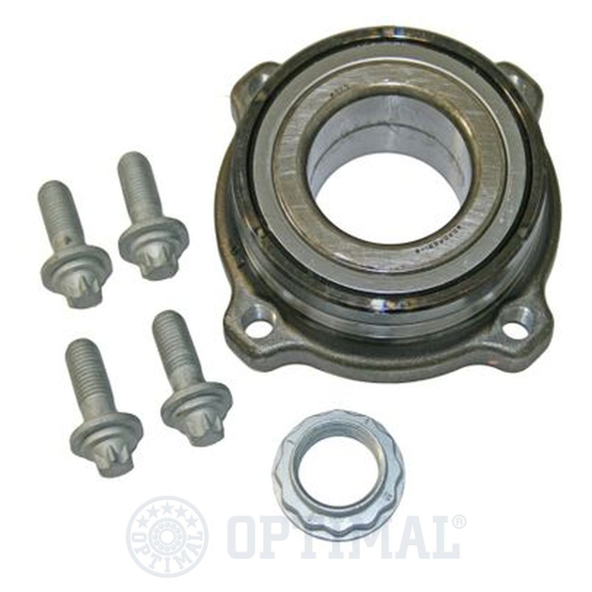 OPTIMAL 502702 Wheel bearing kit with integrated magnetic sensor ring, 98 mm