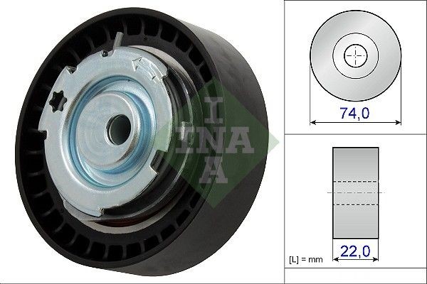 INA 531 0876 10 Timing belt tensioner pulley