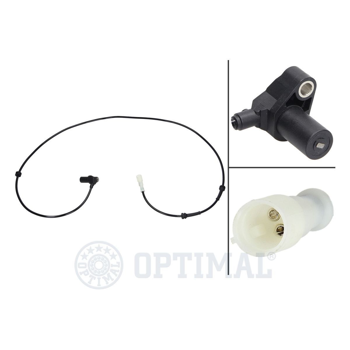 Original OPTIMAL Anti lock brake sensor 06-S219 for RENAULT CLIO