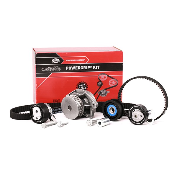 Volkswagen CADDY Engine cooling system parts - Water pump and timing belt kit K035565XS GATES KP35565XS