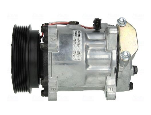 Air con compressor NISSENS SD7H15, 12V, PAG 100, R 134a - 89203