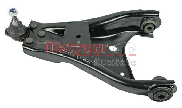 METZGER 58076701 Suspension arm with ball joint, with rubber mount, Front Axle Left, Control Arm