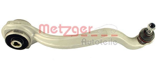 METZGER 58077602 Suspension arm with ball joint, with rubber mount, Front Axle Right, Upper, Control Arm, Aluminium