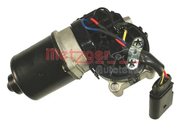 METZGER 12V, Front, for left-hand drive vehicles Number of connectors: 4 Windscreen wiper motor 2190556 buy