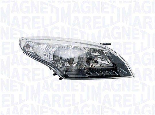 MAGNETI MARELLI 711307024124 Headlight Left, Halogen, for right-hand traffic, without bulbs