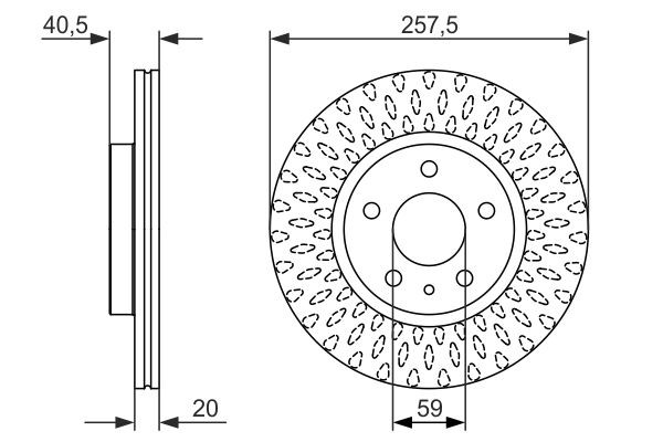 BD1491 BOSCH 257,5x20mm, 5x98, Vented, Oiled Ø: 257,5mm, Num. of holes: 5, Brake Disc Thickness: 20mm Brake rotor 0 986 479 647 buy