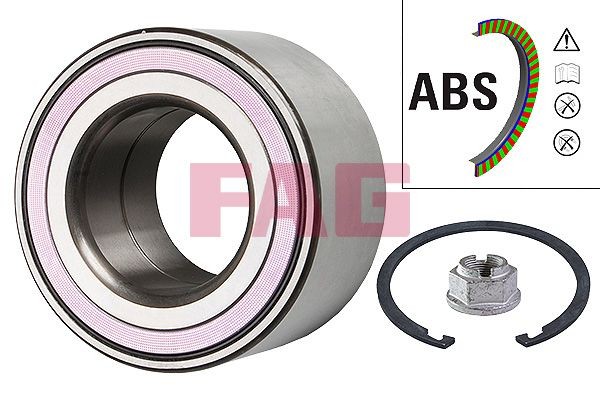 FAG Photo corresponds to scope of supply, 84 mm Inner Diameter: 45mm Wheel hub bearing 713 6157 90 buy