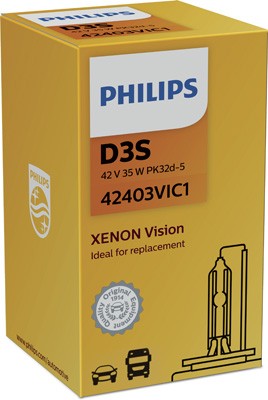 PHILIPS D3S Lámpara para luz de carretera D3S 42V 35W PK32d-5, 4100K, Xenón