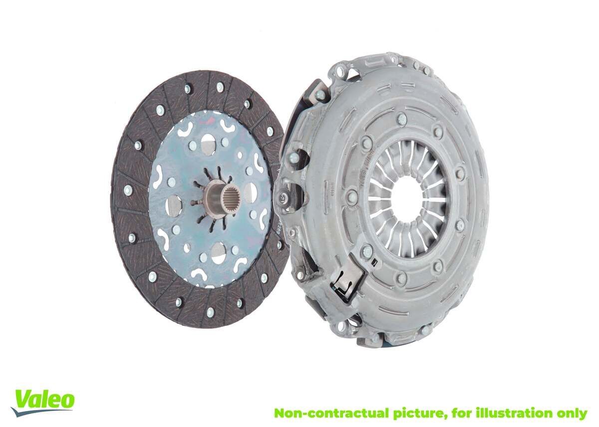 VALEO KIT2P 826411 Clutch kit without clutch release bearing, Special tools for mounting not necessary, 250mm