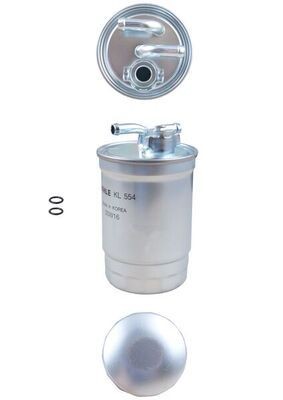 OEM-quality MAHLE ORIGINAL KL 554D Fuel filters