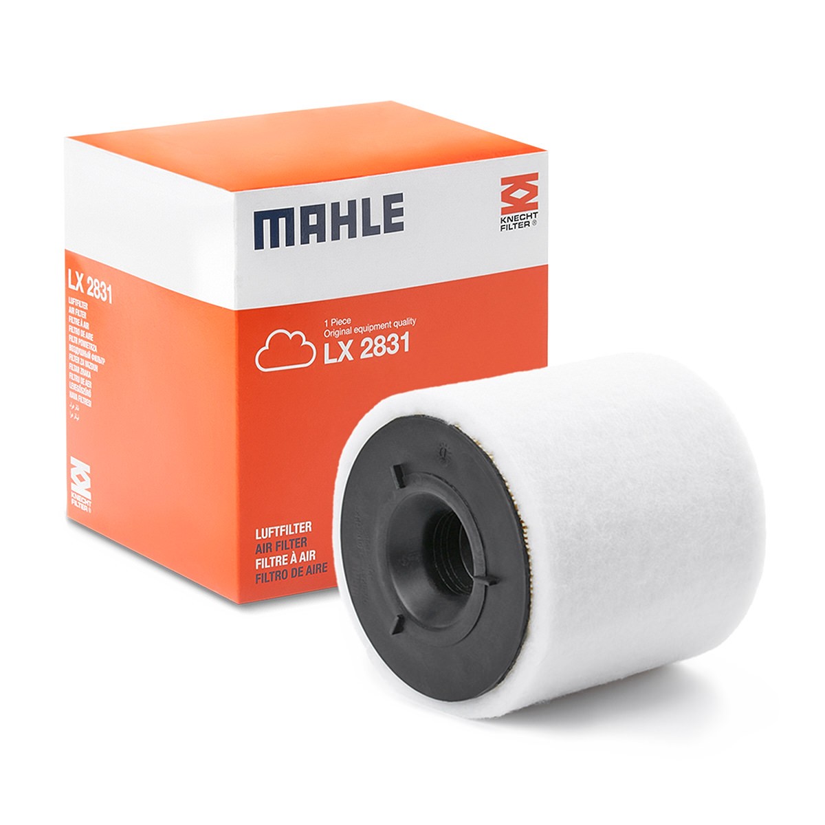 Great value for money - MAHLE ORIGINAL Air filter LX 2831