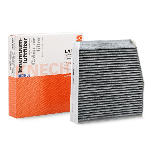 70598435 MAHLE ORIGINAL Activated Carbon Filter, 259 mm x 254 mm x 43 mm Width: 254mm, Height: 43mm, Length: 259mm Cabin filter LAK 879 buy