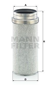 MANN-FILTER 178, 192 mm Sekundärluftfilter CF 2000/1 kaufen