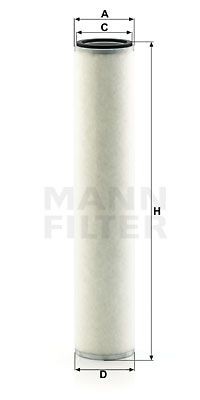 MANN-FILTER Filter Insert Height: 252mm Inline fuel filter P 1535 n buy