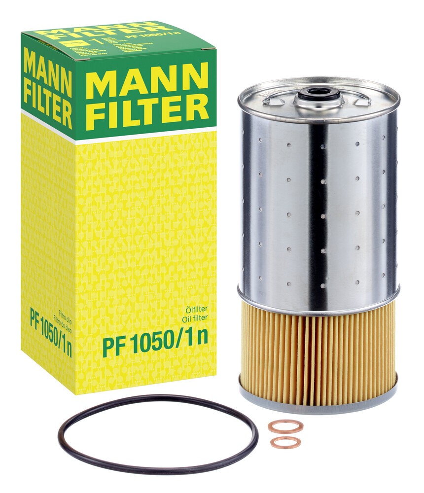 MANN-FILTER Oljefilter MERCEDES-BENZ,DAEWOO,SSANGYONG PF 1050/1 n 5016966,93156614,6011800009 Motoroljefilter 6011800109,6011800210,6011840025,1499514